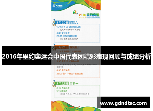 2016年里约奥运会中国代表团精彩表现回顾与成绩分析